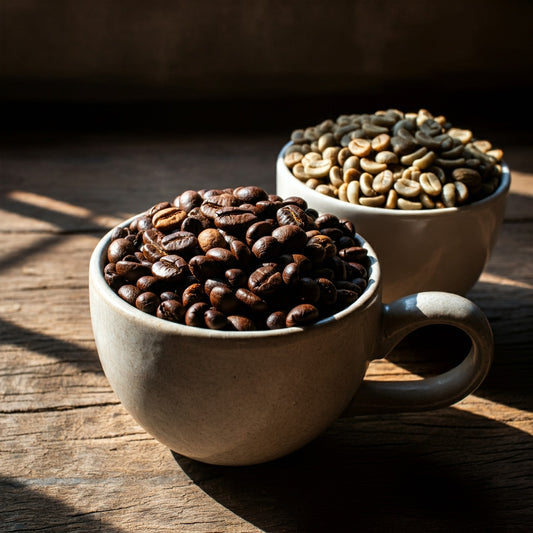 Green Coffee Beans vs. Roasted Coffee Beans